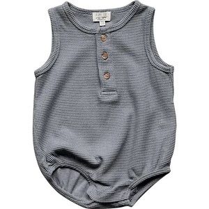 The simple folk - Seeker waffle knit romper- 3t-4t